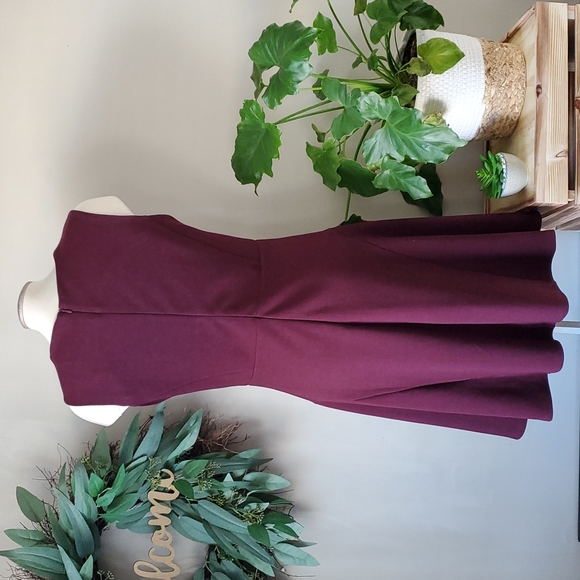 Jessica Maroon Dress - Picture 2 of 5